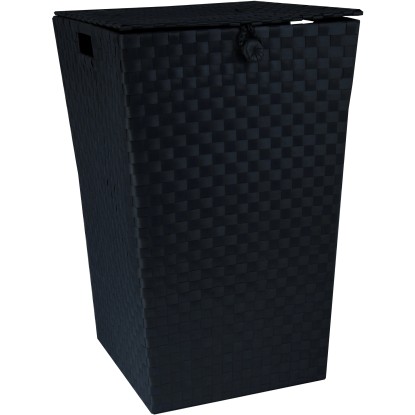 Kôš na bielizeň z PP výpletu 35 cm x 35 cm x 55,5 cm čierny Kôš na bielizeň z PP výpletu 35 cm x 35 cm x 55,5 cm čierny