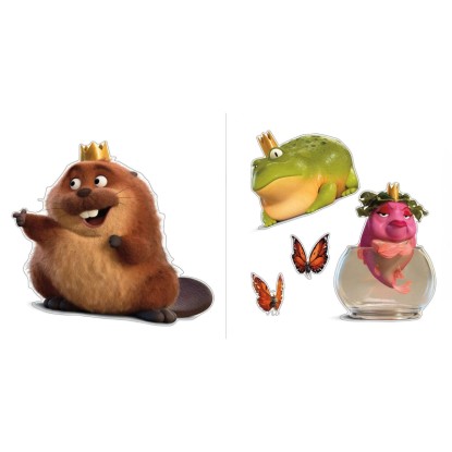 Komar Samolepka na stenu Disney a Pixar Hoppers Queens and King 30 x 30 cm Komar Samolepka na stenu Disney a Pixar Hoppers Queens and King 30 x 30 cm