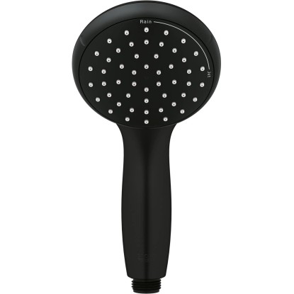 Ručná sprcha Grohe QuickFix Vitalio Start 100, čierna, 2 prúdy (Rain, Jet). Ručná sprcha Grohe QuickFix Vitalio Start 100, čierna, 2 prúdy (Rain, Jet).