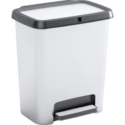 Kis Nášľapný odpadkový kôš Compatta, stříbrná, 25 l Kis Nášľapný odpadkový kôš Compatta, stříbrná, 25 l