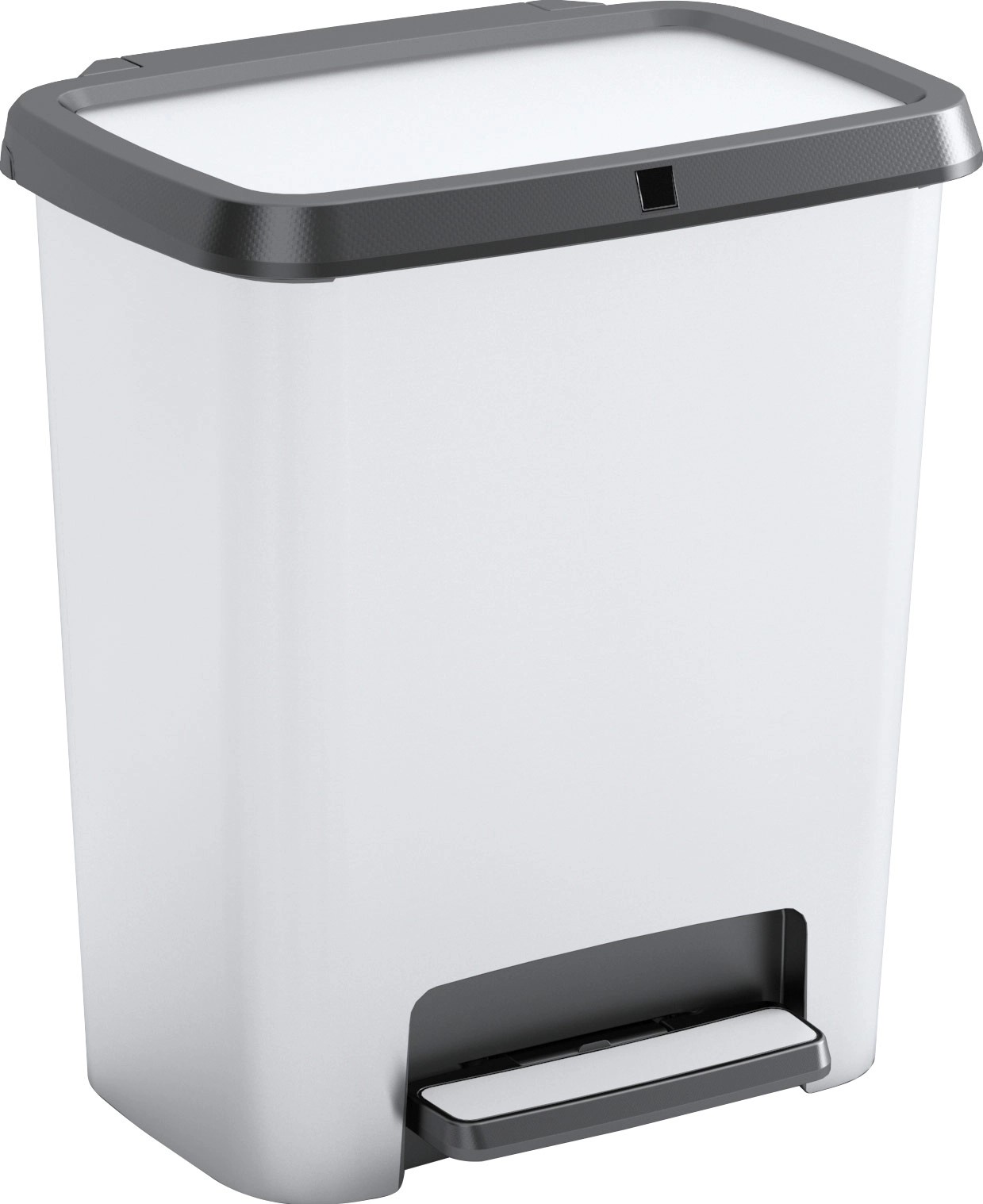 Kis Nášľapný odpadkový kôš Compatta, stříbrná, 25 l Kis Nášľapný odpadkový kôš Compatta, stříbrná, 25 l