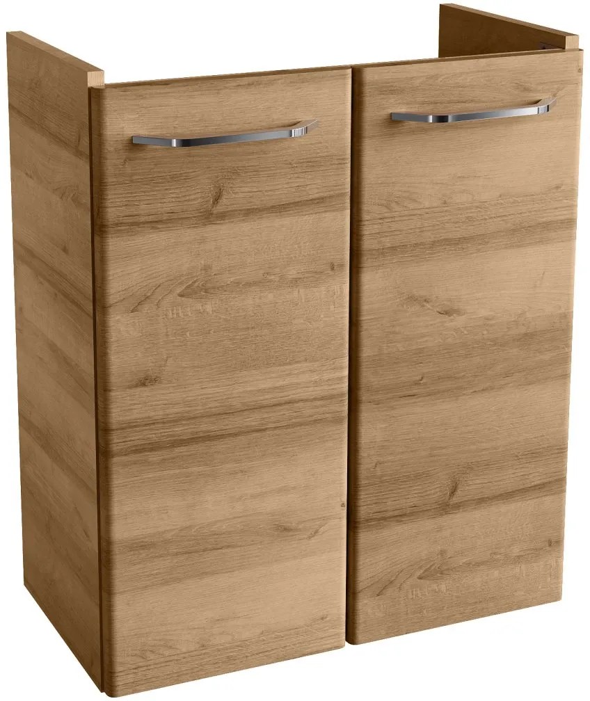 Fackelmann Kúpeľňová skrinka pod umývadlo MILANO suk.dub 520 x 610 x 275 mm Fackelmann Kúpeľňová skrinka pod umývadlo MILANO suk.dub 520 x 610 x 275 mm