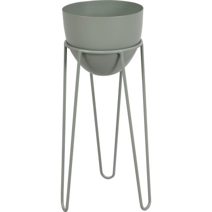Kovový stojan na rastliny 40 cm x 19 cm x 19 cm zelený Kovový stojan na rastliny 40 cm x 19 cm x 19 cm zelený