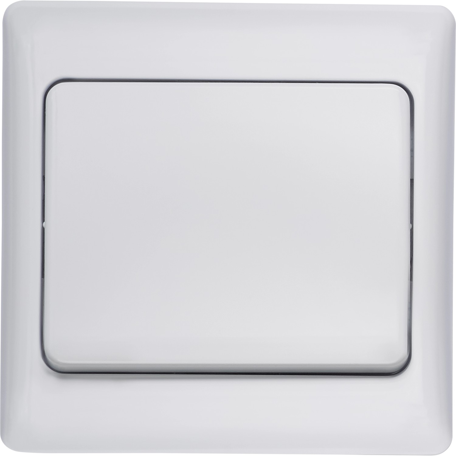 OBI Tlačidlo Rea neutrálna polárna biela vrátane rámčeku OBI Tlačidlo Rea neutrálna polárna biela vrátane rámčeku