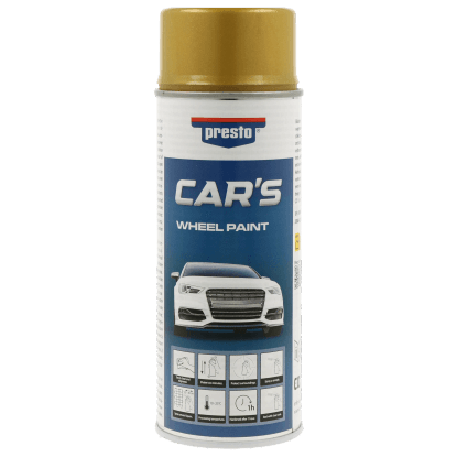 Presto Cars Na disky zlatý 400 ml Presto Cars Na disky zlatý 400 ml