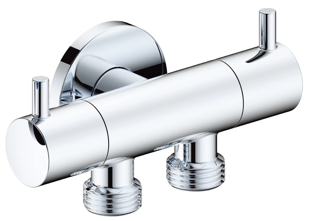 Dvojventil chróm M1/2" x M3/8" x M3/8" Dvojventil chróm M1/2" x M3/8" x M3/8"