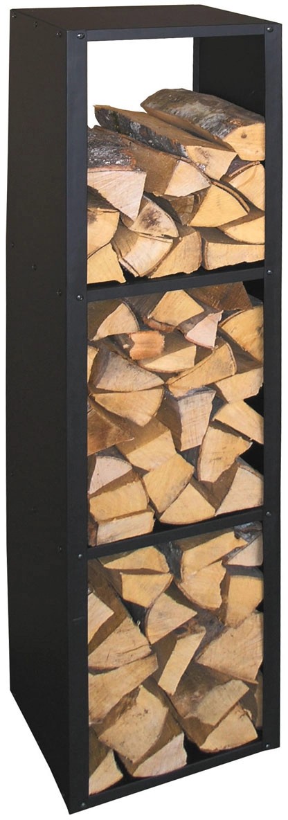 Lienbacher Regál na drevo kov s čiernou povrchovou úpravou Lienbacher Regál na drevo kov s čiernou povrchovou úpravou