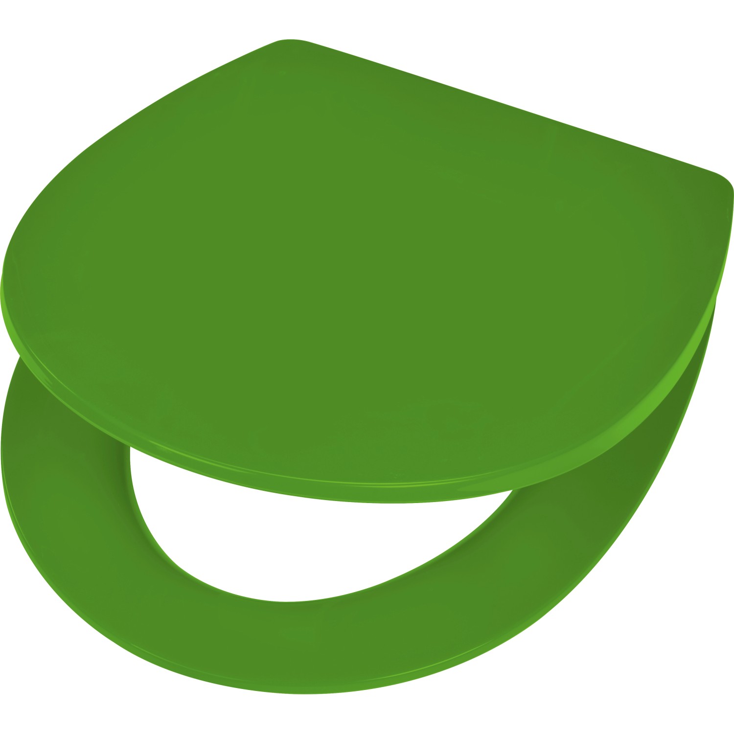 WC sedátko Cerro s pomalým sklápaním, polypropylén, zelená WC sedátko Cerro s pomalým sklápaním, polypropylén, zelená