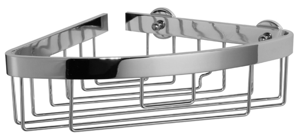 tesa Rohový košík do sprchy Aluxx malý, chróm, 87 x 205 x 210 mm tesa Rohový košík do sprchy Aluxx malý, chróm, 87 x 205 x 210 mm