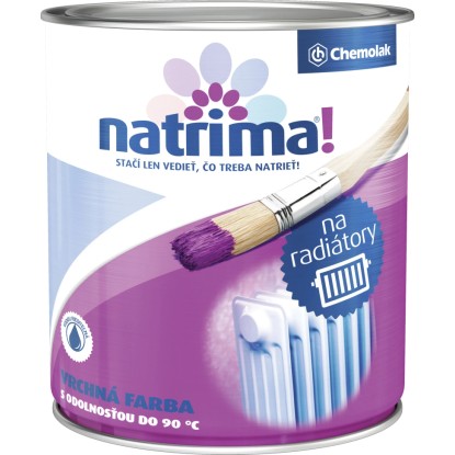 Chemolak Natrima na radiátory biela, 1000, 600 ml Chemolak Natrima na radiátory biela, 1000, 600 ml