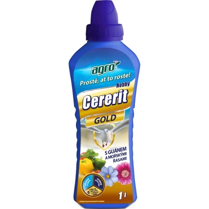 AGRO Cererit Hobby GOLD Kvapalné hnojivo s guánom a morskými riasami 1 l AGRO Cererit Hobby GOLD Kvapalné hnojivo s guánom a morskými riasami 1 l