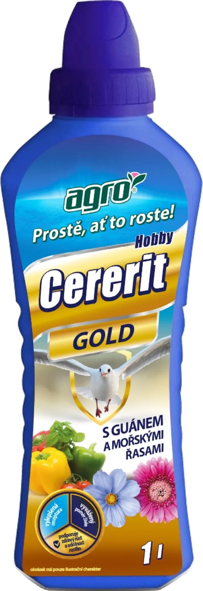 AGRO Cererit Hobby GOLD Kvapalné hnojivo s guánom a morskými riasami 1 l AGRO Cererit Hobby GOLD Kvapalné hnojivo s guánom a morskými riasami 1 l