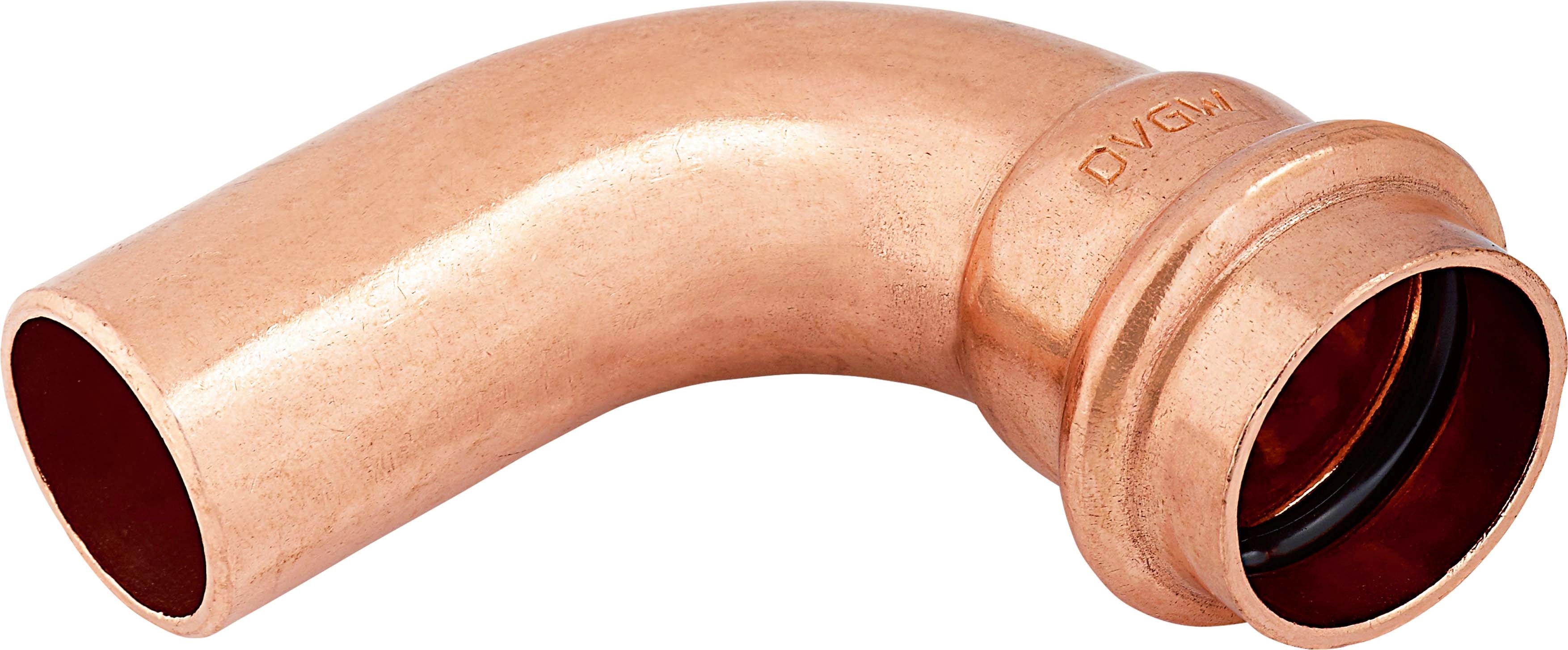 Lisovacie koleno typ IA meď 90°, pr. 22 mm, 1 ks Lisovacie koleno typ IA meď 90°, pr. 22 mm, 1 ks