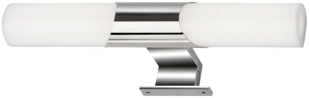 Brilo Zrkadlové LED svietidlo Klak, 7 W, chróm, 5 x 32 x 12 cm Brilo Zrkadlové LED svietidlo Klak, 7 W, chróm, 5 x 32 x 12 cm