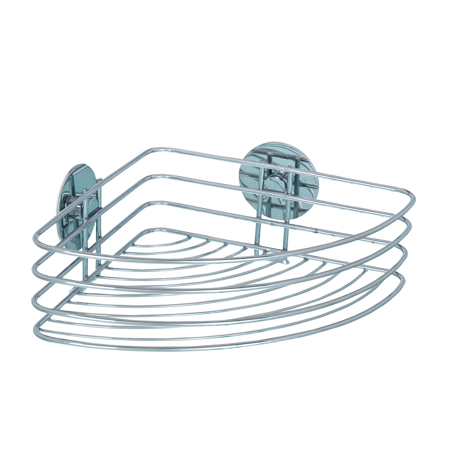 Wenko Rohová priehradka lesklá zaoblená Turbo-Loc bez vŕtania chróm Wenko Rohová priehradka lesklá zaoblená Turbo-Loc bez vŕtania chróm