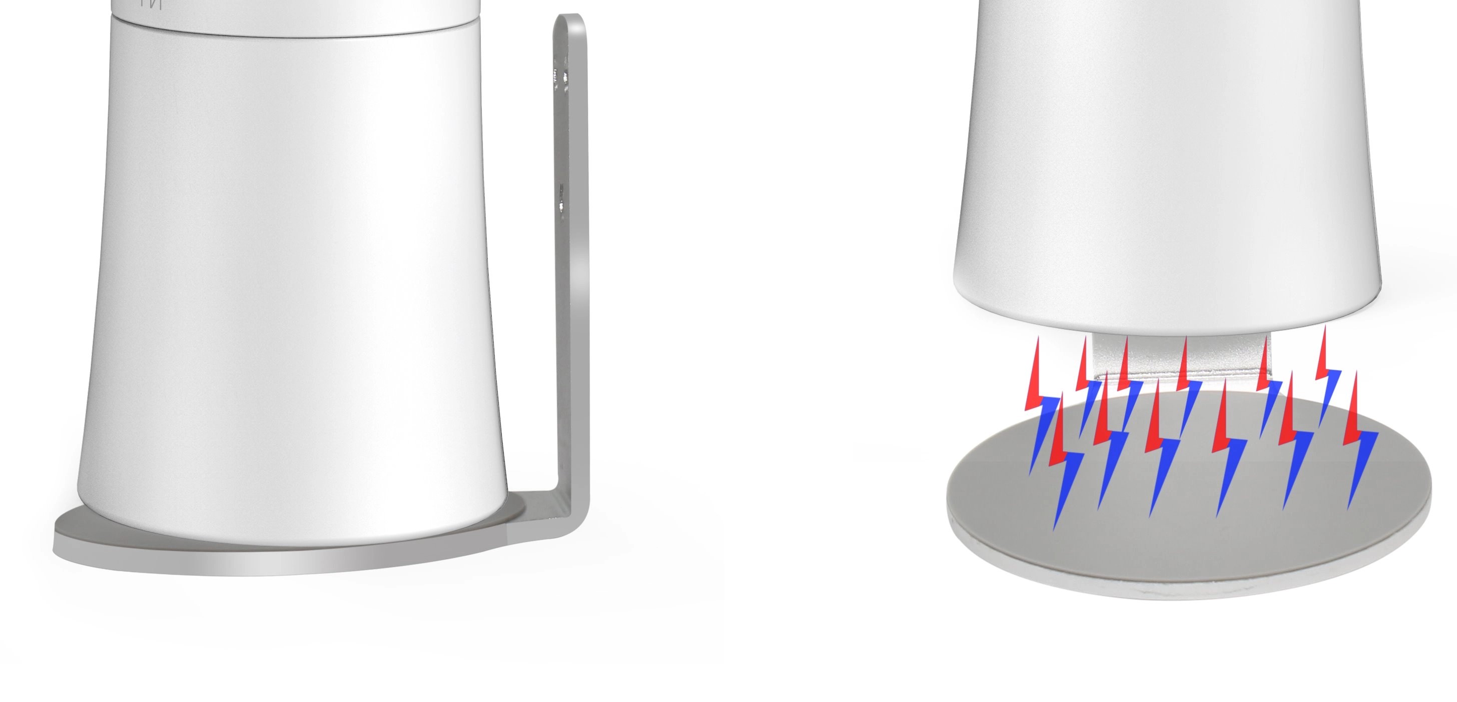 iQtech Magnetický držiak dávkovača mydla na stenu N1M iQtech Magnetický držiak dávkovača mydla na stenu N1M