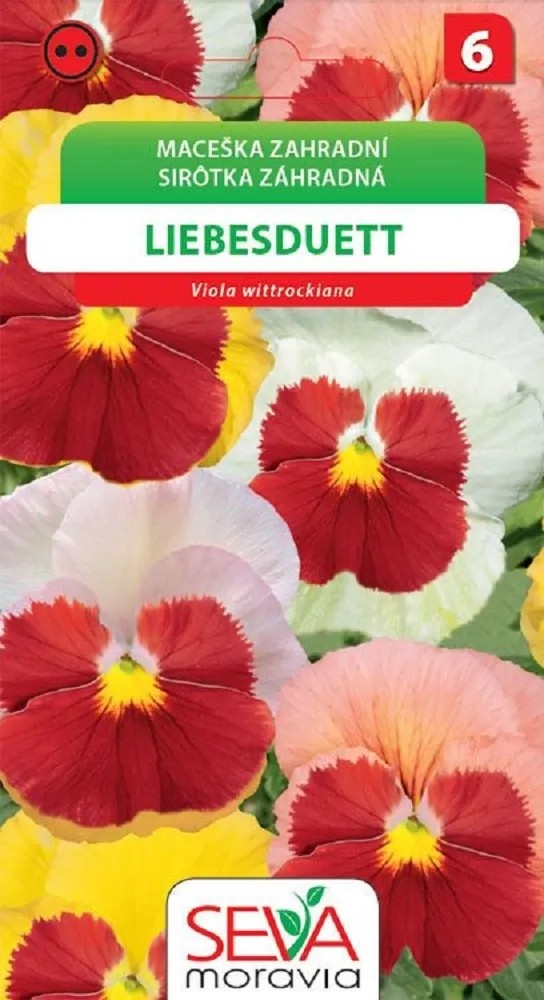 Aros Semienka Sirôtka záhradná Liebesduett (Viola wittrockiana) Aros Semienka Sirôtka záhradná Liebesduett (Viola wittrockiana)