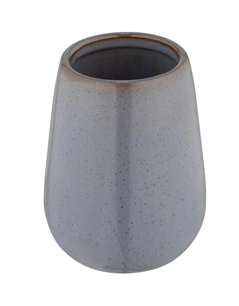 Wenko Keramický kelímok na zubné kefky Sirmione, sivá, pr. 8 x 10,5 cm Wenko Keramický kelímok na zubné kefky Sirmione, sivá, pr. 8 x 10,5 cm