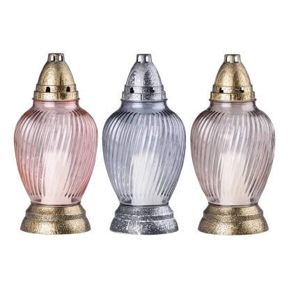 Náhrobná sviečka vrátane náplne, rôzne farby, 1 ks, 28 x 14 cm Náhrobná sviečka vrátane náplne, rôzne farby, 1 ks, 28 x 14 cm