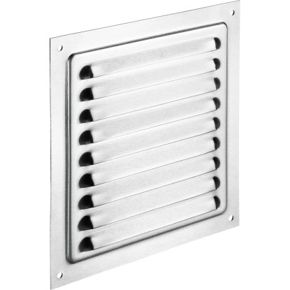 VLC Hliníková vetracia mriežka strieborná 150 x 150 mm VLC Hliníková vetracia mriežka strieborná 150 x 150 mm