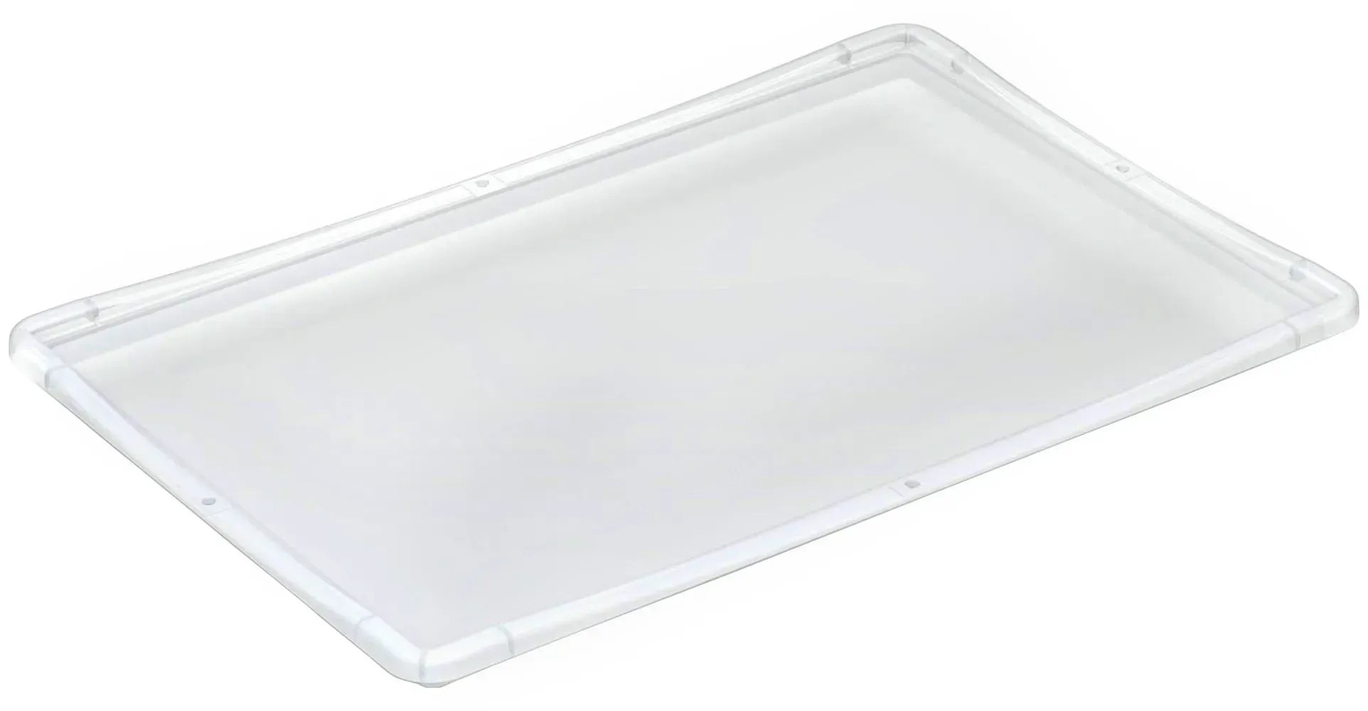 Priehľadný Eurobox-System Box s plnou stenou, 60x40x12 cm, na skladovanie. Priehľadný Eurobox-System Box s plnou stenou, 60x40x12 cm, na skladovanie.