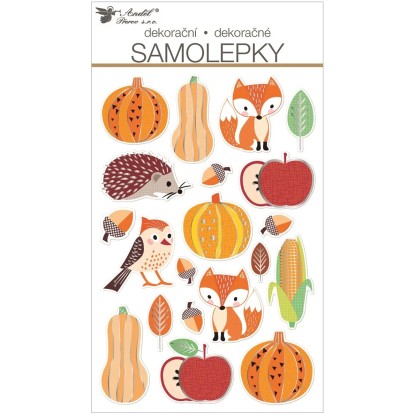 Anděl Přerov Samolepky plastické jeseň 14 x 25 cm Anděl Přerov Samolepky plastické jeseň 14 x 25 cm