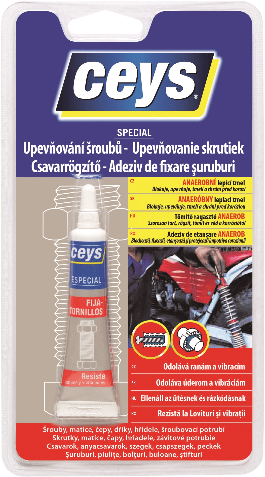 Ceys Lepidlo na upevňovanie skrutiek SPECIAL 6 g Ceys Lepidlo na upevňovanie skrutiek SPECIAL 6 g