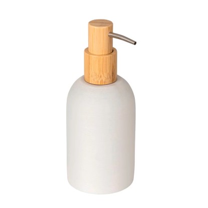 Wenko Dávkovač tekutého mydla Altavalle, biela/bambus, 250 ml Wenko Dávkovač tekutého mydla Altavalle, biela/bambus, 250 ml