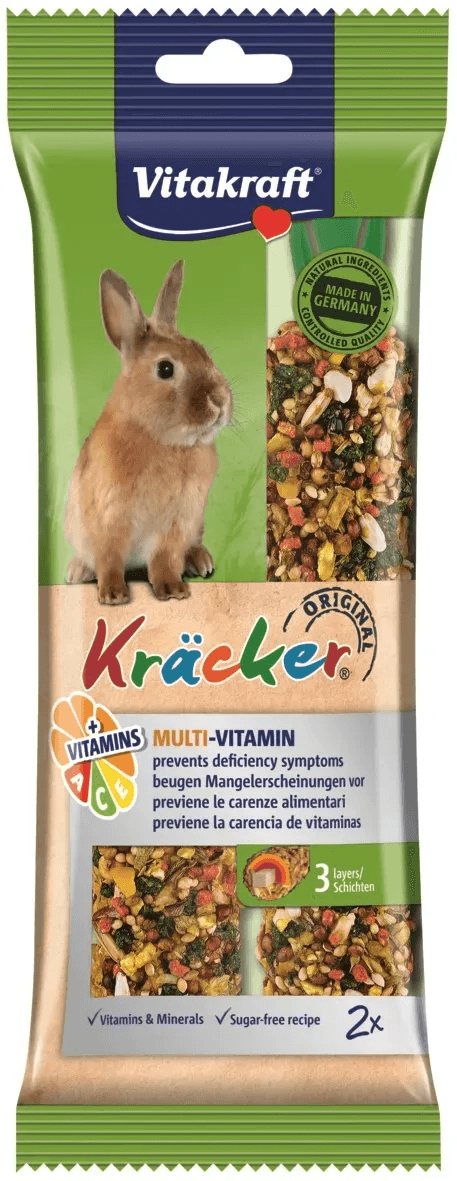 Vitakraft Doplnkové krmivo pre králiky Kräcker Multivitamín 2 ks Vitakraft Doplnkové krmivo pre králiky Kräcker Multivitamín 2 ks