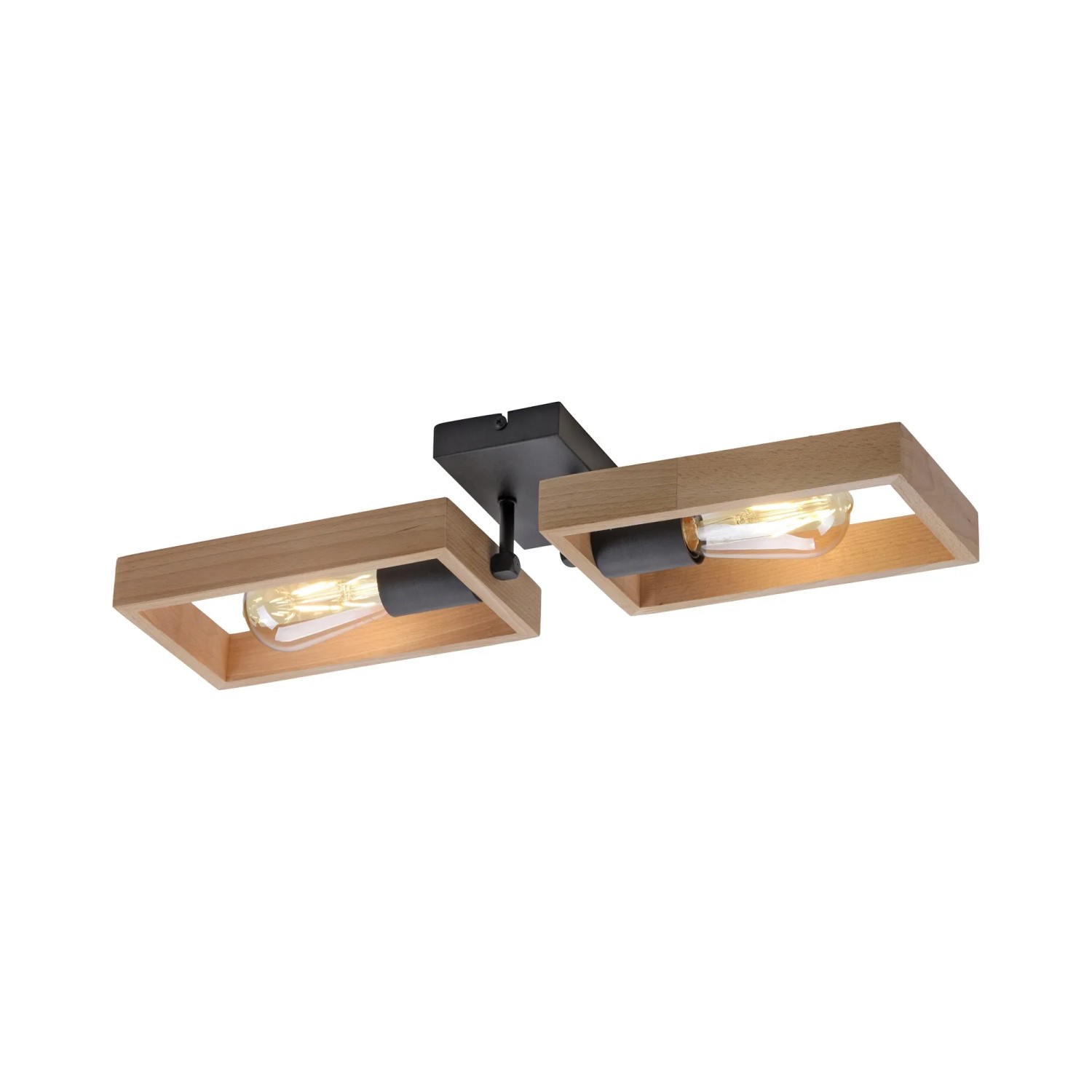 Just Light Stropné svietidlo FRANKY čierne 57 x 15 cm Just Light Stropné svietidlo FRANKY čierne 57 x 15 cm