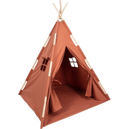 Típí stan Safari Adventure tehlovočervený, 116 x 125 x 126 cm Típí stan Safari Adventure tehlovočervený, 116 x 125 x 126 cm