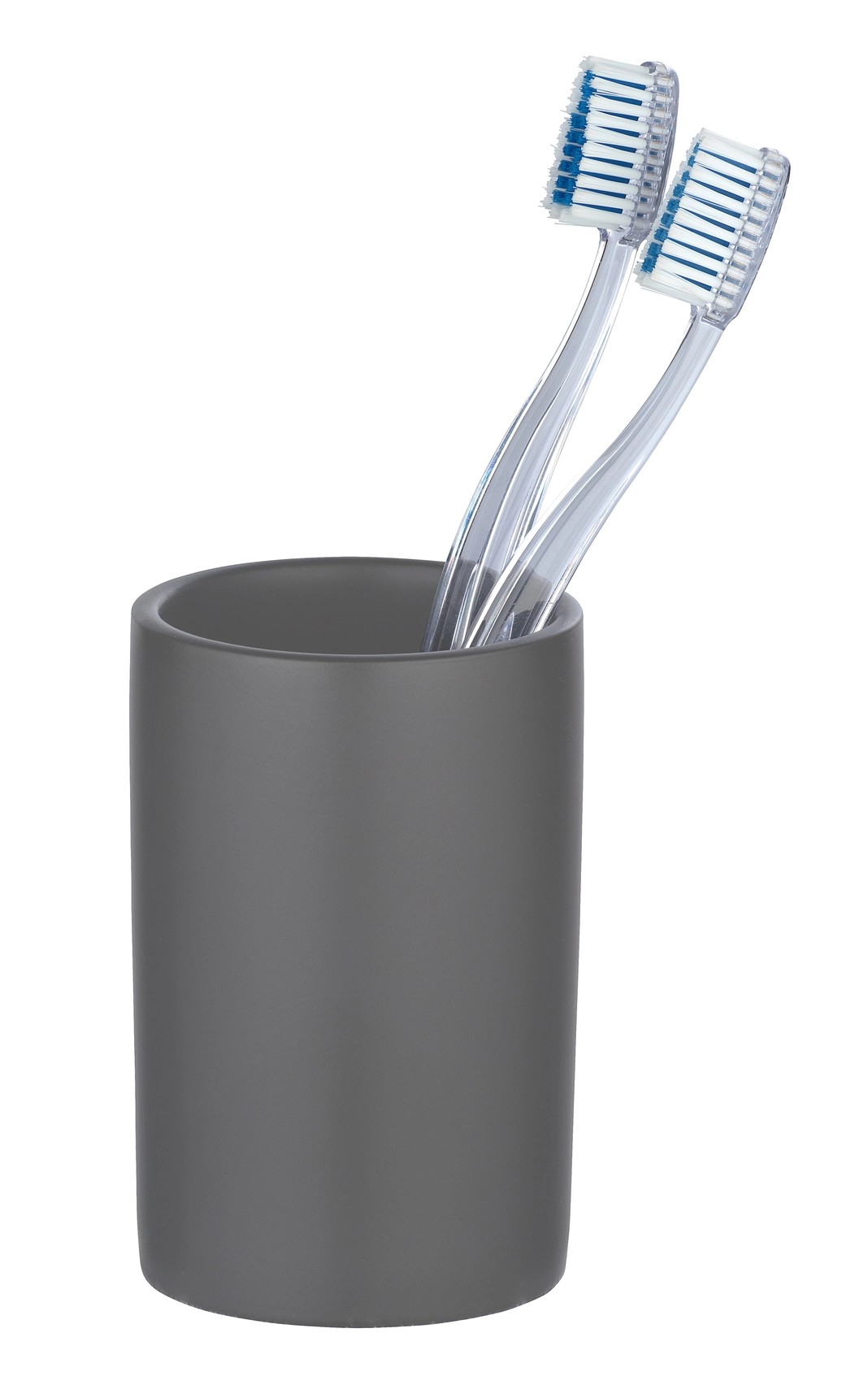 Wenko Pohár na zubné kefky Polaris sivý matný keramický 7 x 11 x 7 cm sivý Wenko Pohár na zubné kefky Polaris sivý matný keramický 7 x 11 x 7 cm sivý