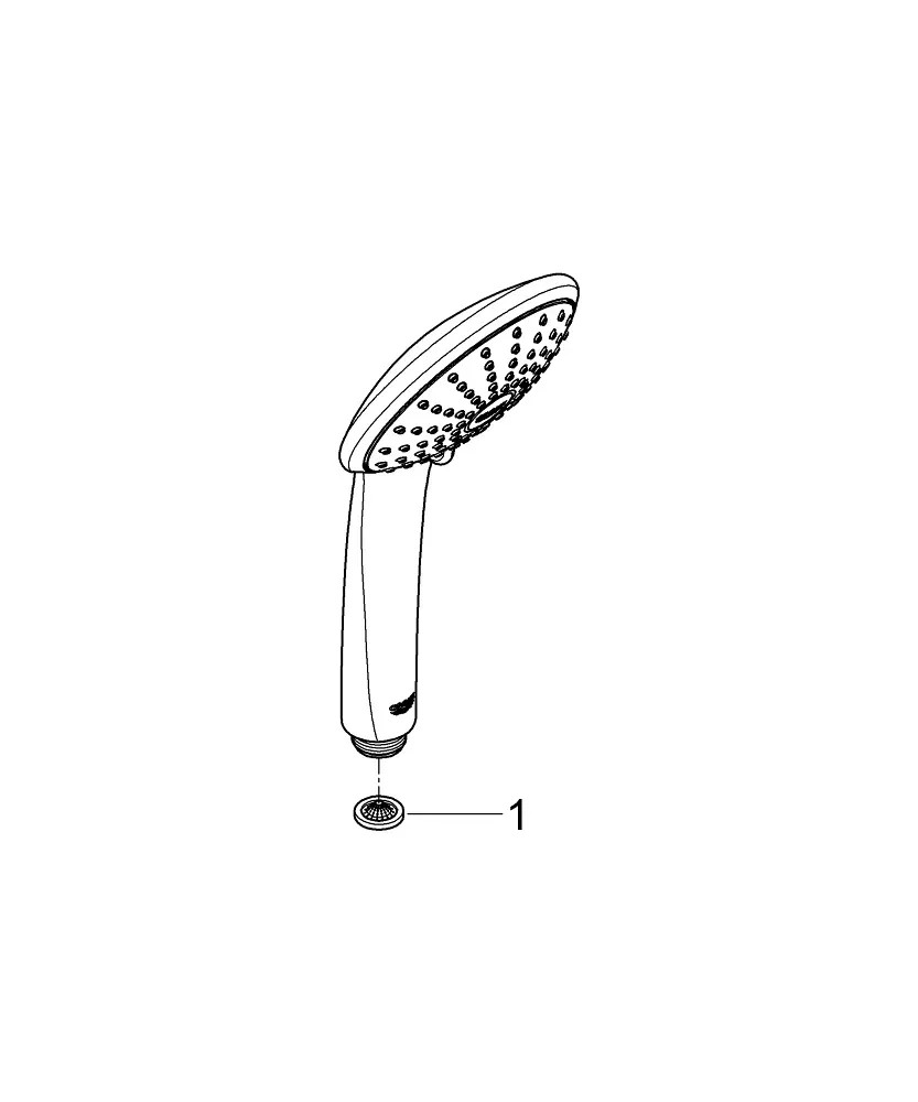 Grohe QuickFix Vitalio Joy 110 Duo ručná sprcha, chróm, s dvoma prúdmi. Grohe QuickFix Vitalio Joy 110 Duo ručná sprcha, chróm, s dvoma prúdmi.