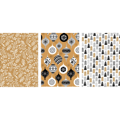 Ditipo Baliaci papier Golden Christmas rôzne druhy 2 m x 70 cm, 1 ks Ditipo Baliaci papier Golden Christmas rôzne druhy 2 m x 70 cm, 1 ks