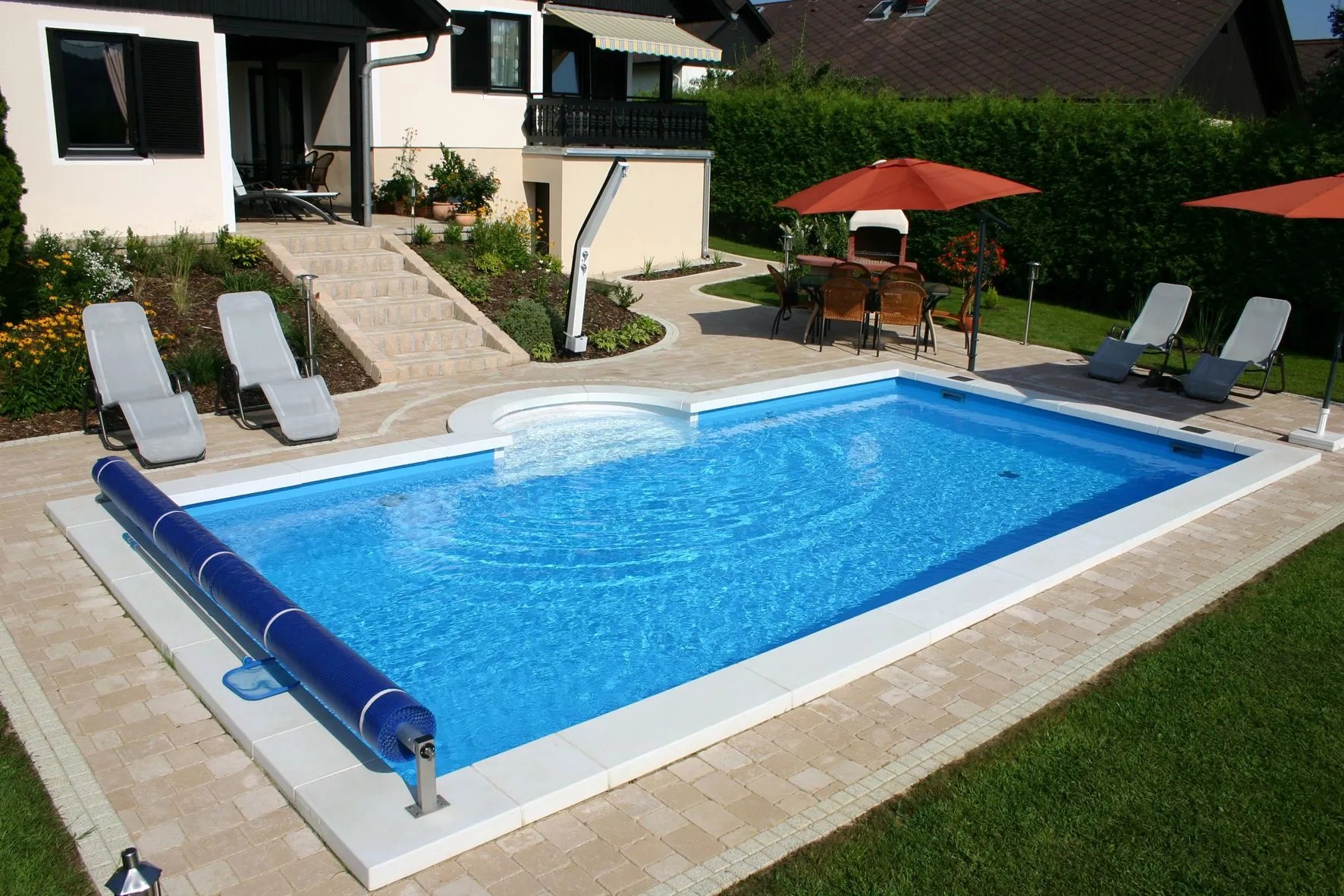 Summer Fun Súprava s bazénom a plášťom London, 800 cm x 400 cm x 150 cm Summer Fun Súprava s bazénom a plášťom London, 800 cm x 400 cm x 150 cm