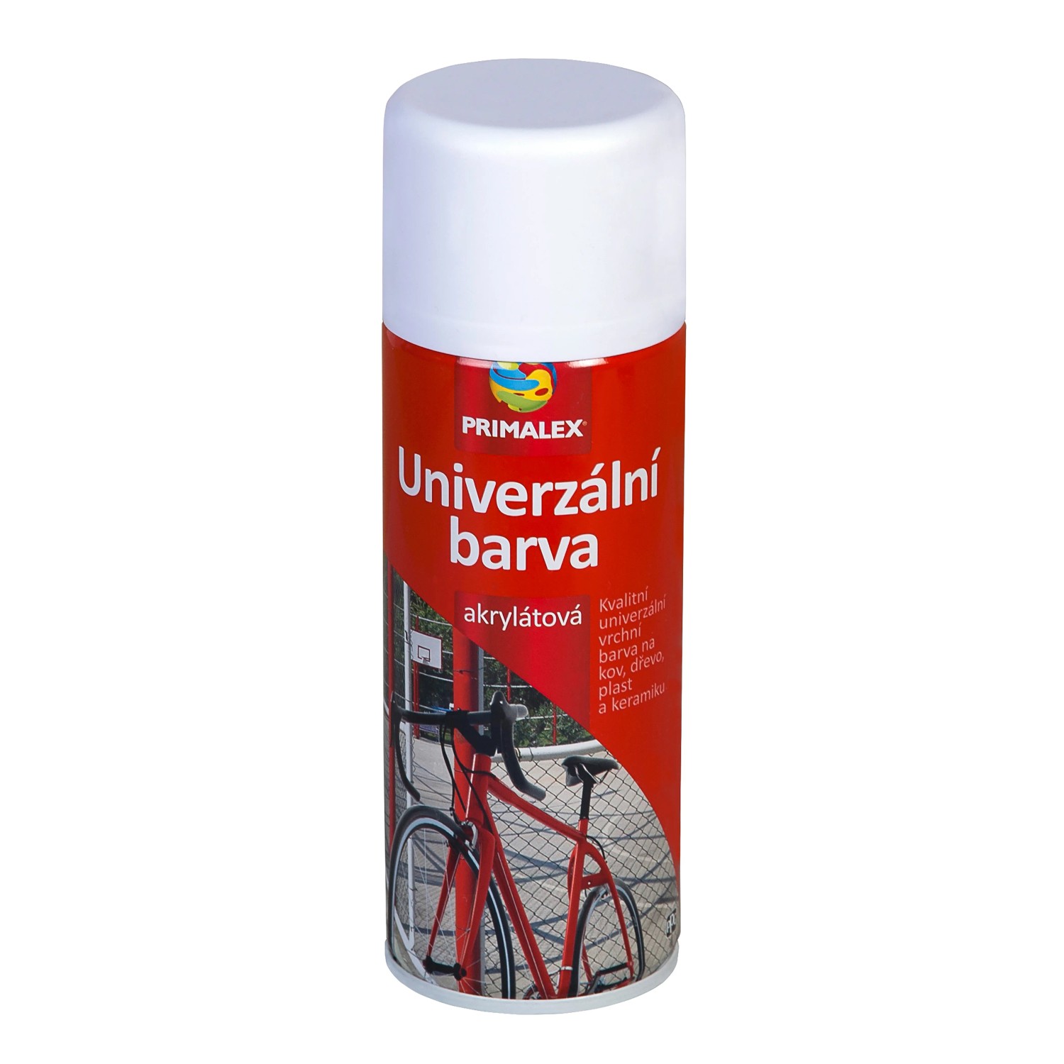 PRIMALEX Univerzálna farba v spreji RAL 9003 signálna biela lesklá 400 ml PRIMALEX Univerzálna farba v spreji RAL 9003 signálna biela lesklá 400 ml