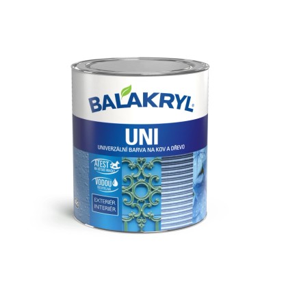 BALAKRYL Univerzálna farba na kov a drevo UNI MAT 0100 biela 0,7 kg BALAKRYL Univerzálna farba na kov a drevo UNI MAT 0100 biela 0,7 kg