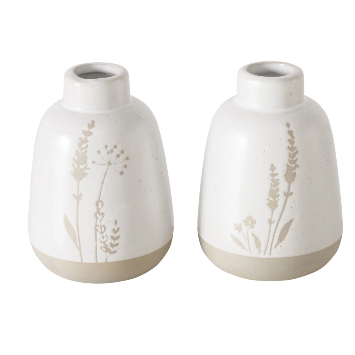 Boltze Home Váza Joanna, biela/béžová, 2 varianty, pr. 7 x 11 cm Boltze Home Váza Joanna, biela/béžová, 2 varianty, pr. 7 x 11 cm