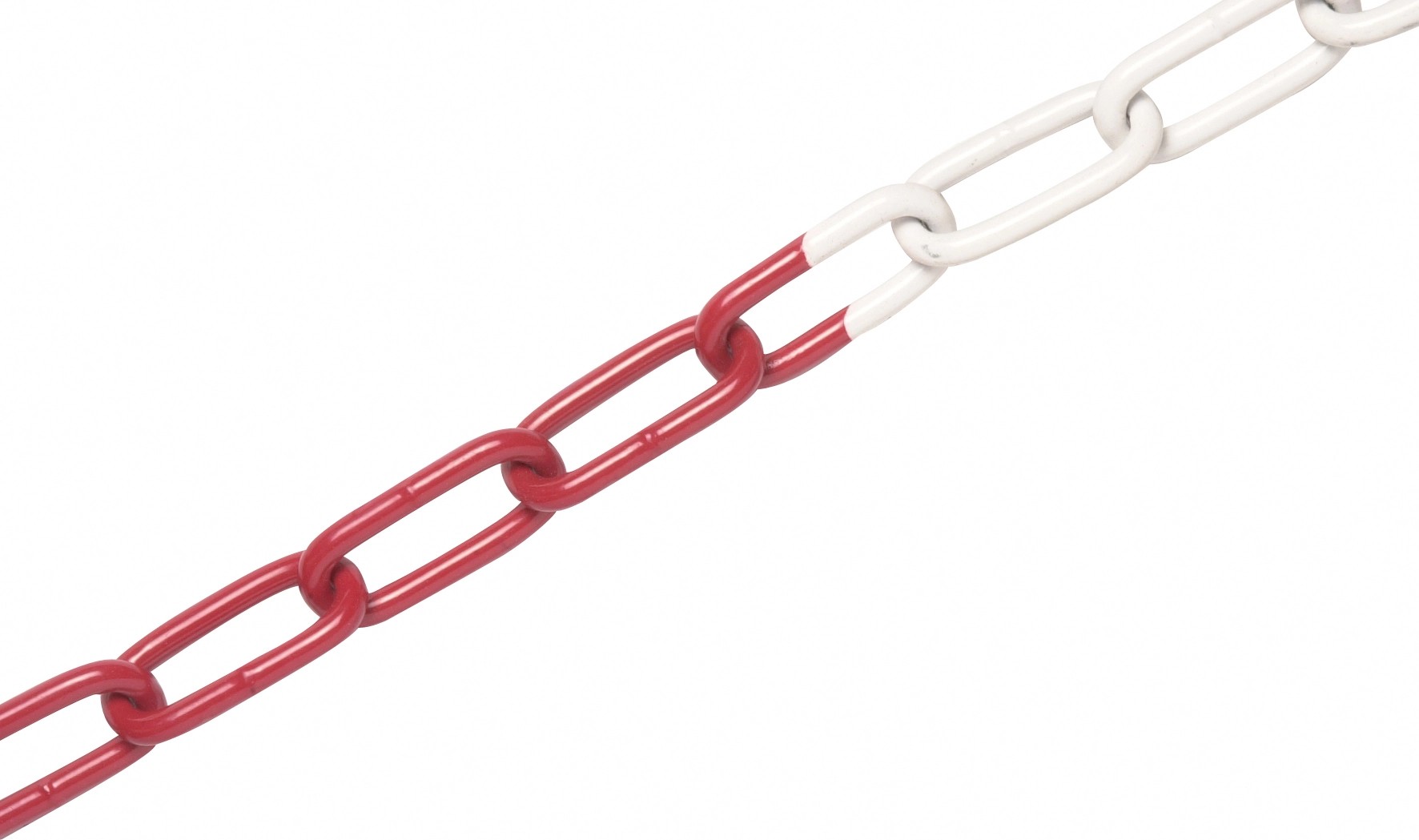 LUX-TOOLS Reťaz dlhočlánk.okrúhla pozink.oceľ červeno-biela, pr. 6 mm - metráž LUX-TOOLS Reťaz dlhočlánk.okrúhla pozink.oceľ červeno-biela, pr. 6 mm - metráž