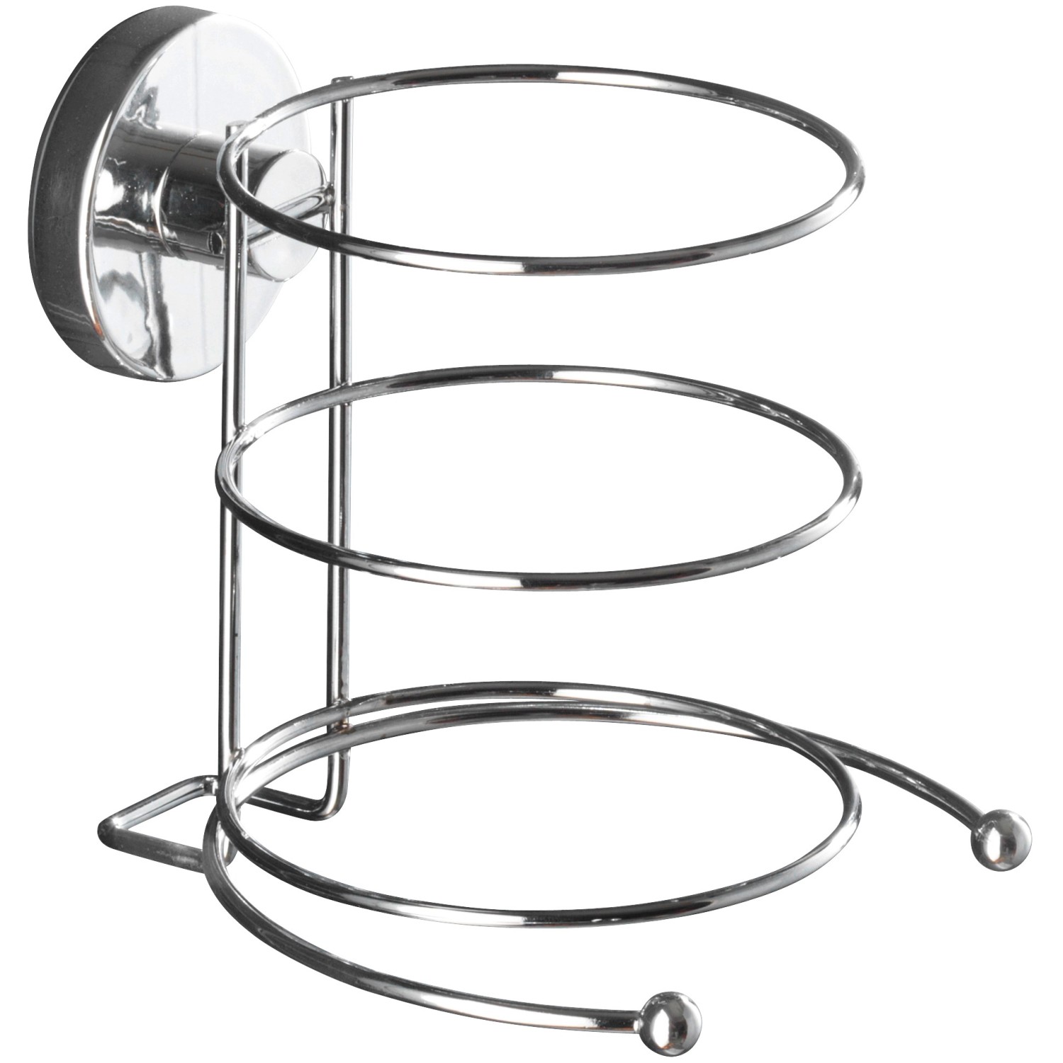 Wenko Vacuum - Loc Držiak na fén na vlasy chróm Wenko Vacuum - Loc Držiak na fén na vlasy chróm