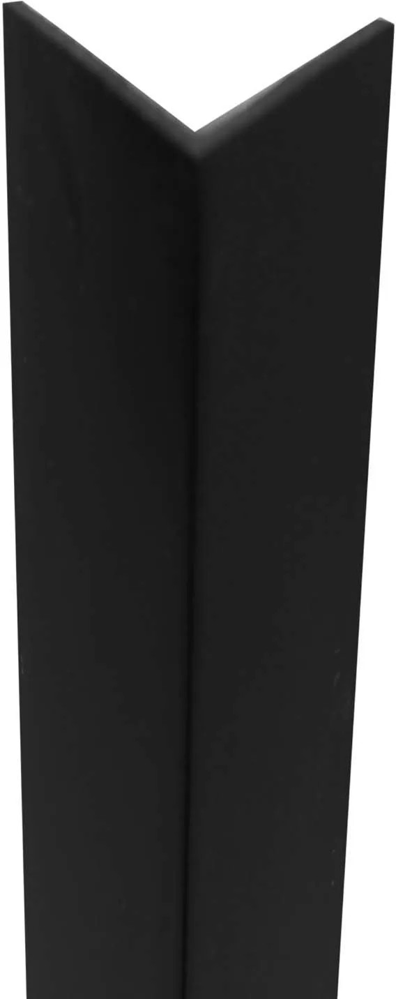 Arcansas Uhlový profil PVC čierny matný 25 x 25 x 1,5 x 2600 mm Arcansas Uhlový profil PVC čierny matný 25 x 25 x 1,5 x 2600 mm