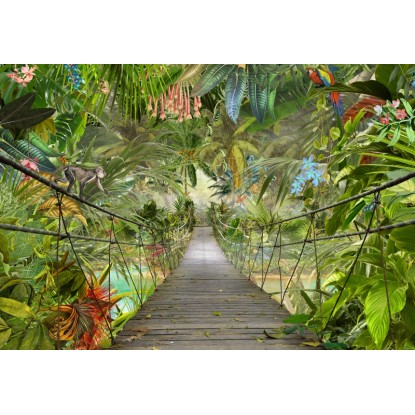 Komar Papierová fototapeta Wild Bridge 368 x 254 cm Komar Papierová fototapeta Wild Bridge 368 x 254 cm