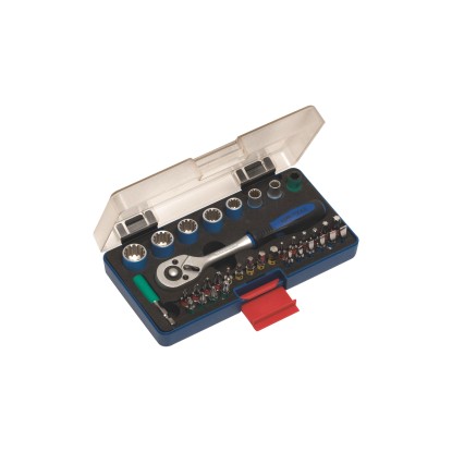 LUX Súprava nástrčných kľúčov a bitov 35-dielna LUX Súprava nástrčných kľúčov a bitov 35-dielna