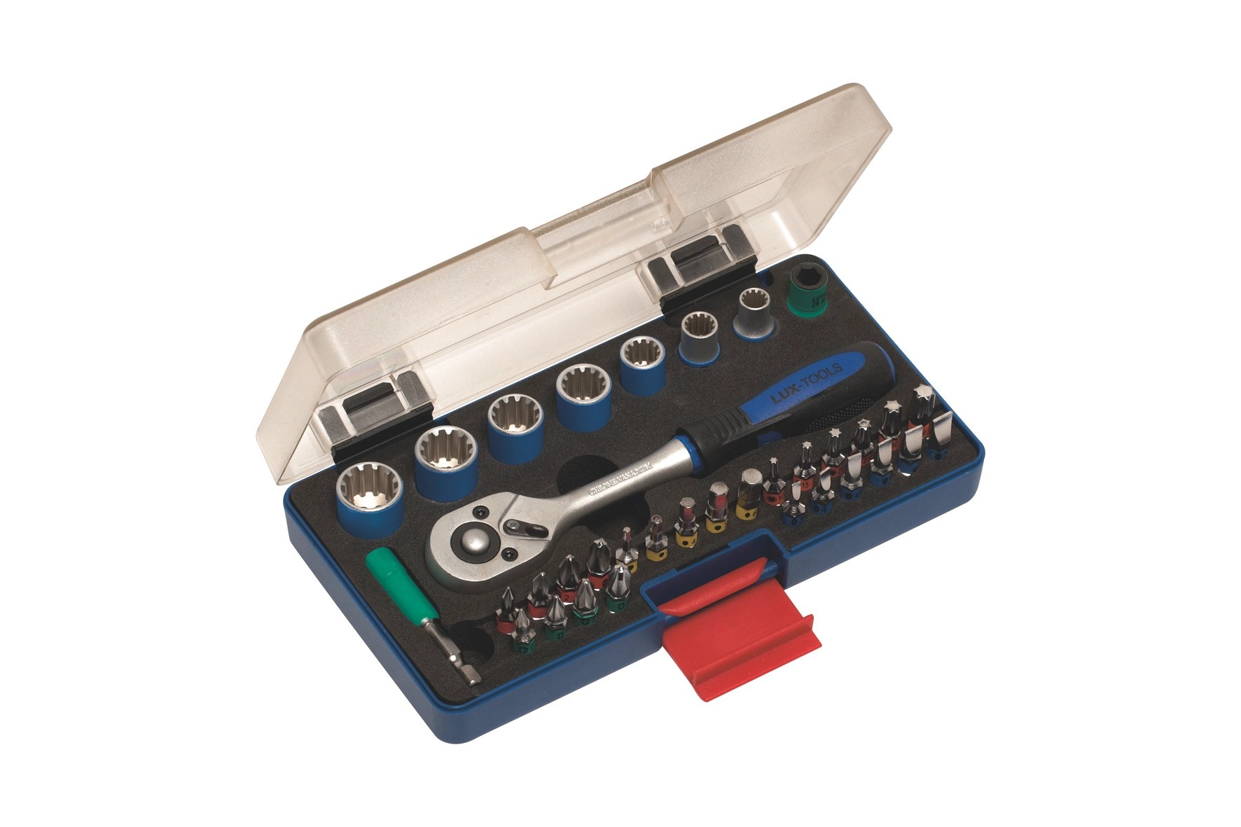 LUX Súprava nástrčných kľúčov a bitov 35-dielna LUX Súprava nástrčných kľúčov a bitov 35-dielna