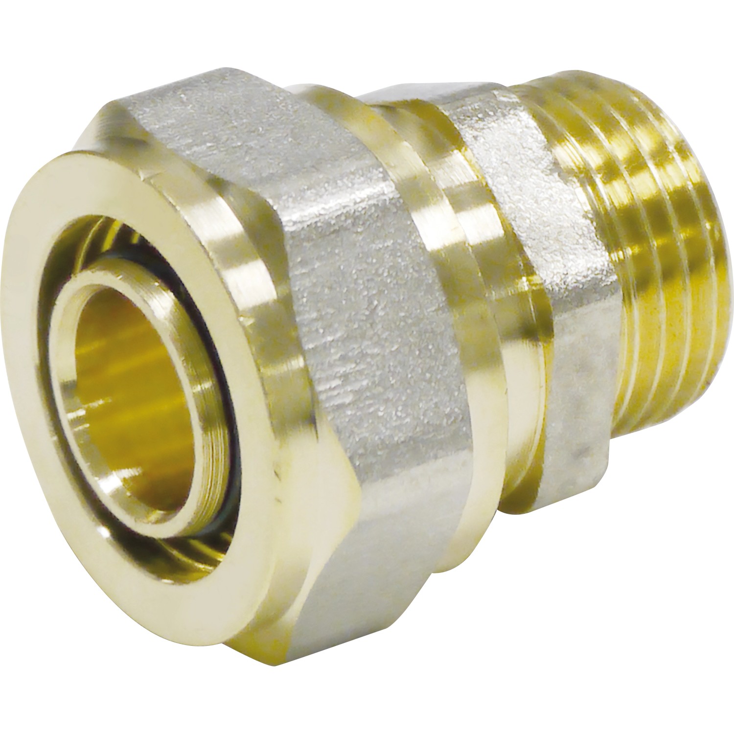 PIPETEC Závitová prechodka SFUA2004 medená, 20x2 - R 1/2 PIPETEC Závitová prechodka SFUA2004 medená, 20x2 - R 1/2