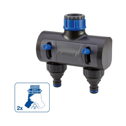 LUX 2-cestný rozdeľovač 26,4 mm (G 3/4") na 33,3 mm (G 1") LUX 2-cestný rozdeľovač 26,4 mm (G 3/4") na 33,3 mm (G 1")