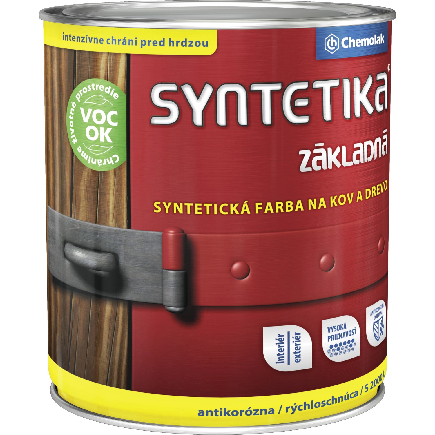 Chemolak Syntetika základná 0840, 2,5 l Chemolak Syntetika základná 0840, 2,5 l