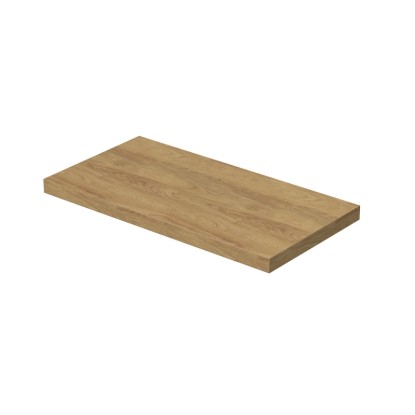 INTEDOOR Umývadlová doska BEE bez výrezu, š. 90 cm, dub Hickory INTEDOOR Umývadlová doska BEE bez výrezu, š. 90 cm, dub Hickory