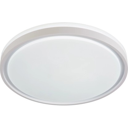 Biele okrúhle LED stropné svietidlo Angera, Ø 44,5 cm, pre vnútorné použitie. Biele okrúhle LED stropné svietidlo Angera, Ø 44,5 cm, pre vnútorné použitie.