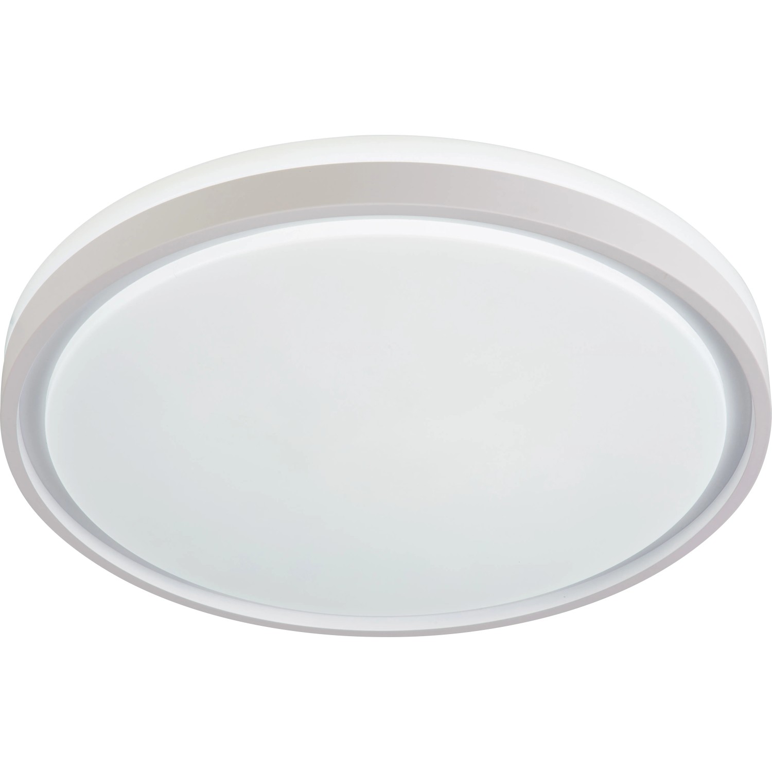Biele okrúhle LED stropné svietidlo Angera, Ø 44,5 cm, pre vnútorné použitie. Biele okrúhle LED stropné svietidlo Angera, Ø 44,5 cm, pre vnútorné použitie.